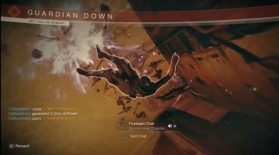 ESP player boxes in an Destiny 2 raid
